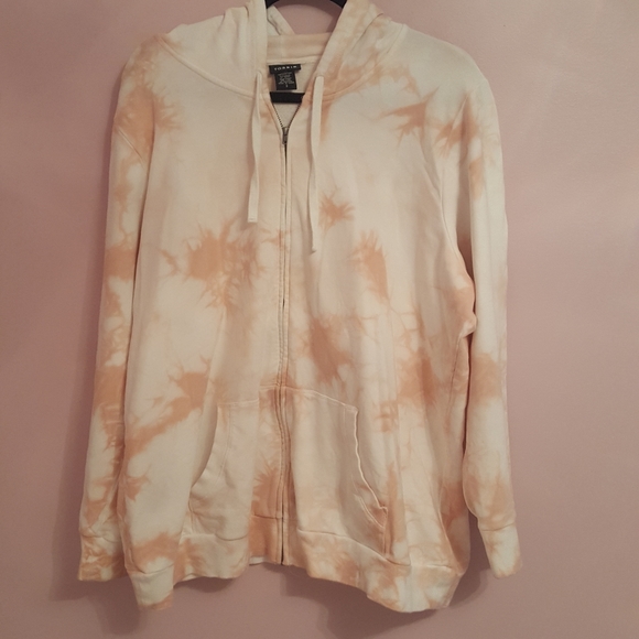 torrid Tops - Torrid Tye-Dye Zip-up Hoodie